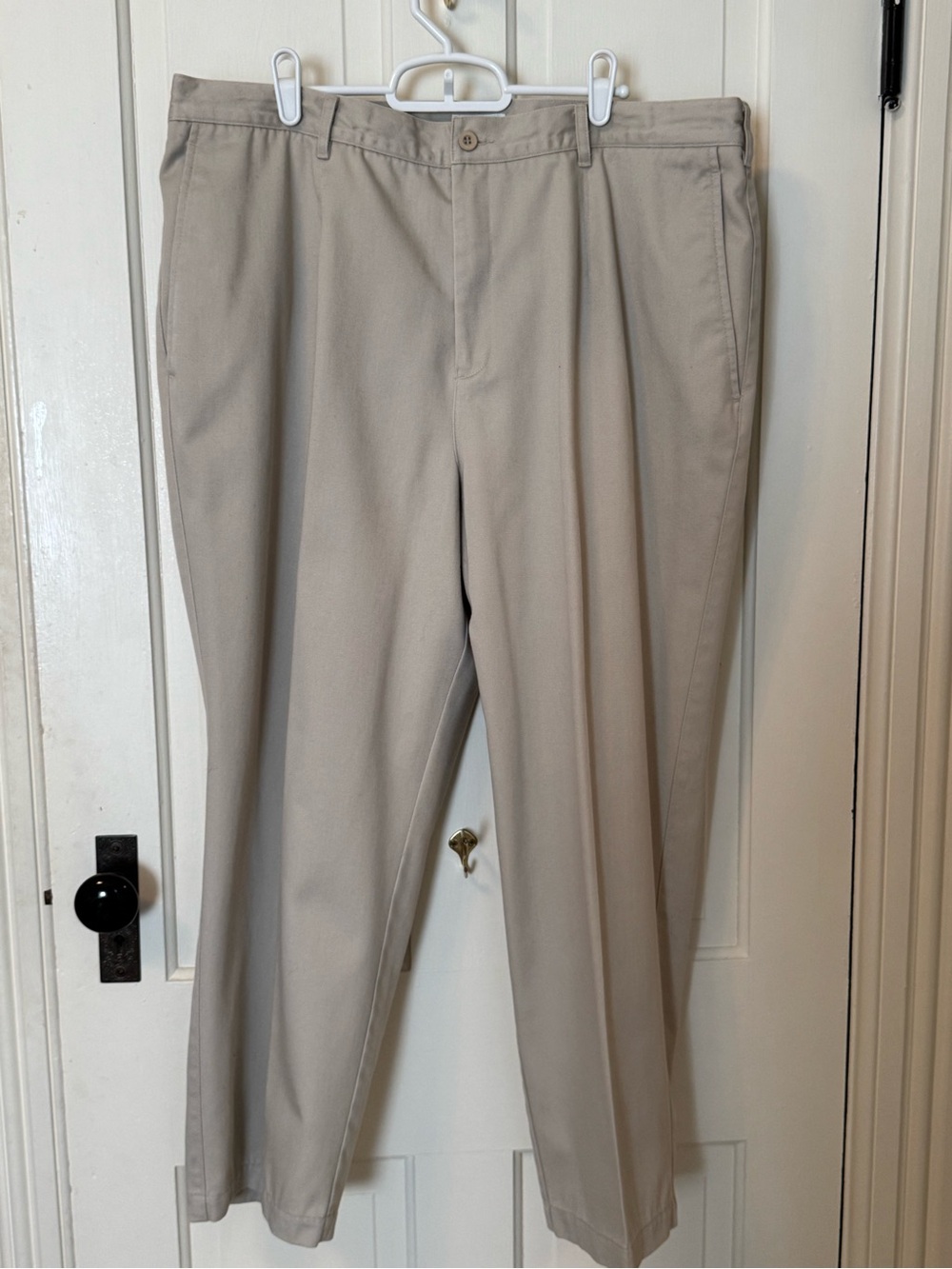 Petite Liz Claiborne Straight-Leg Dress Pants Khaki Womens Size 22 Petite